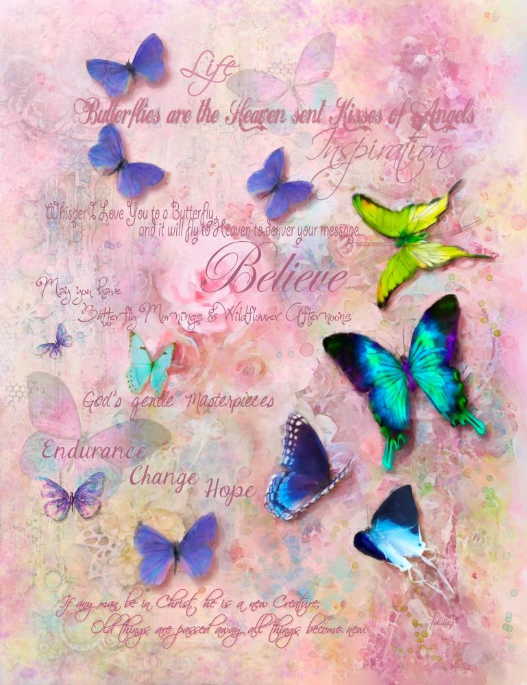 Butterfly Inspirations, endurance, hope, believe